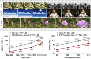 Resolution and frame demonstration for DC-videogen