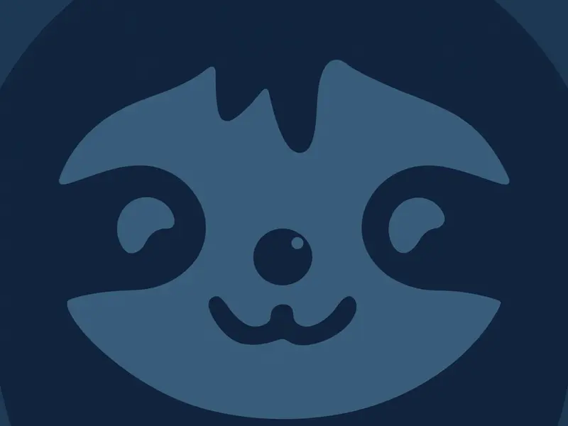Extreme close up of the unsloth logo graphic