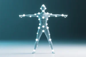 Openpose dummy posing by extending his arms
