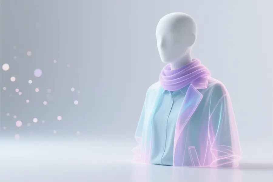 A smooth white mannequin bust has no facial features emphasizing privacy and anonymity.