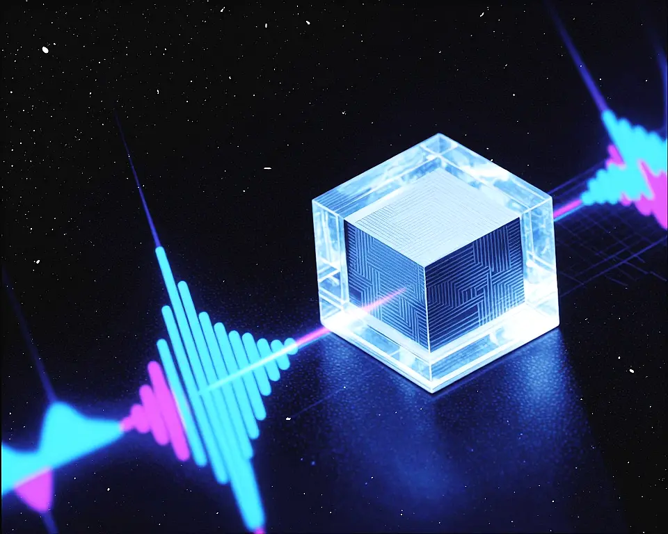 A close-up object of a speech recognition module.