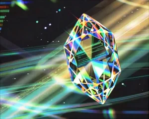 A luminous gemstone representing the gemma-4-12B-it model.
