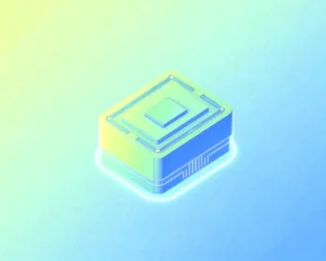A representation of a ComfyUI workflow node highlighted with a glowing error ring.