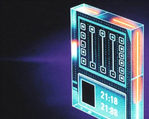 Close up object of a futuristic resolution aspect ratio control panel with holographic interface with sliders.